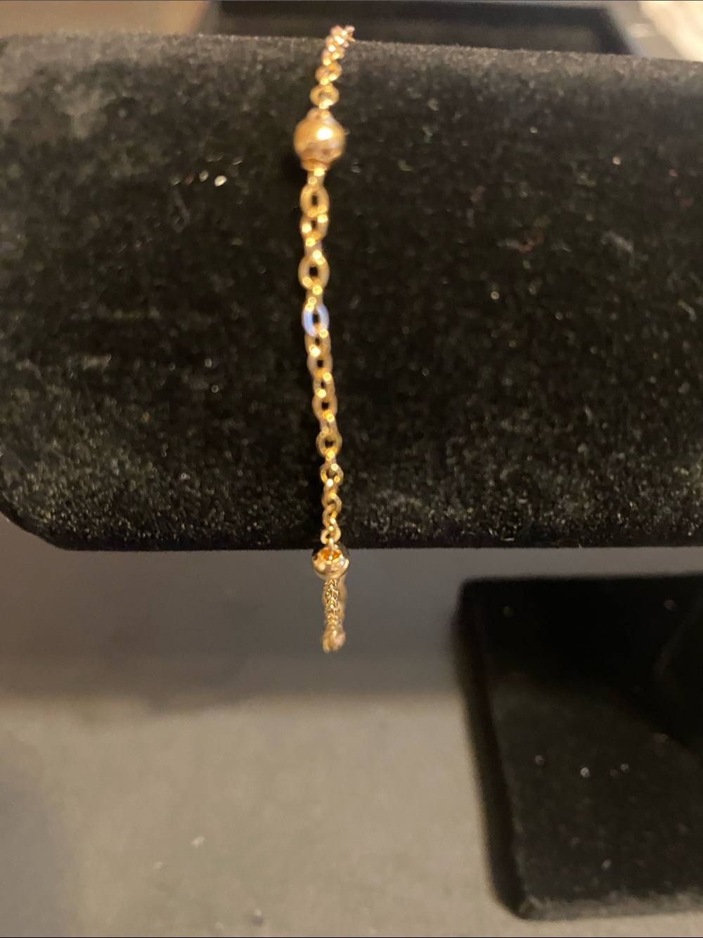 Gold Bead Chain Bracelet - Women Jewelry